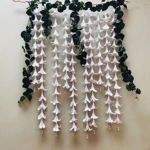 Hamdmade flower drop backdrop